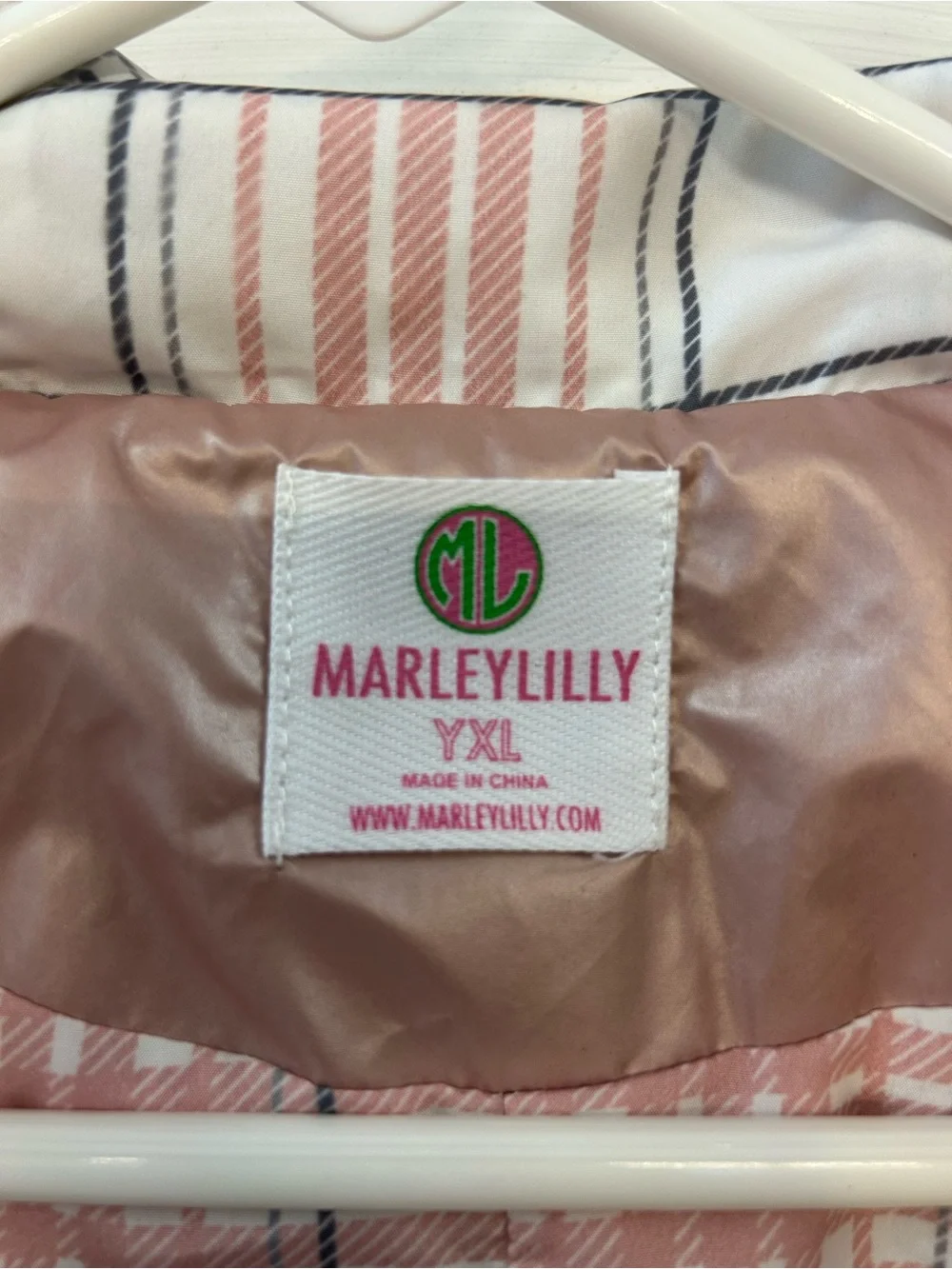 MarleyLilly Rose Gold Raincoat
